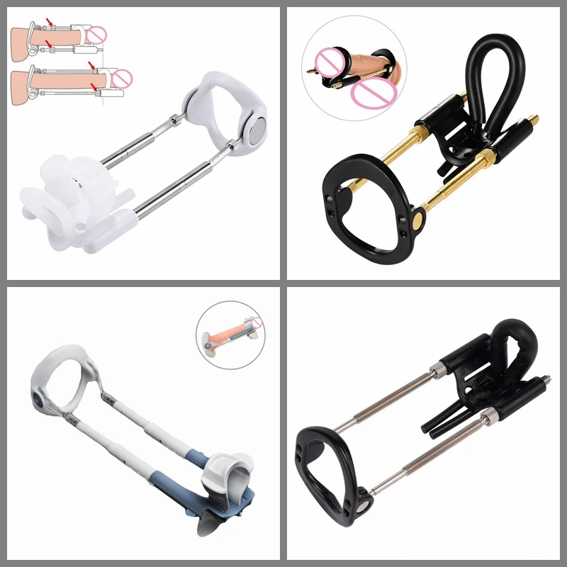 Penis Extender Enlargement Edge Strap Stretcher Enhancer Exercise Male Masturbator Dick Enlarger Bigger Trainer Sex Toys for Men