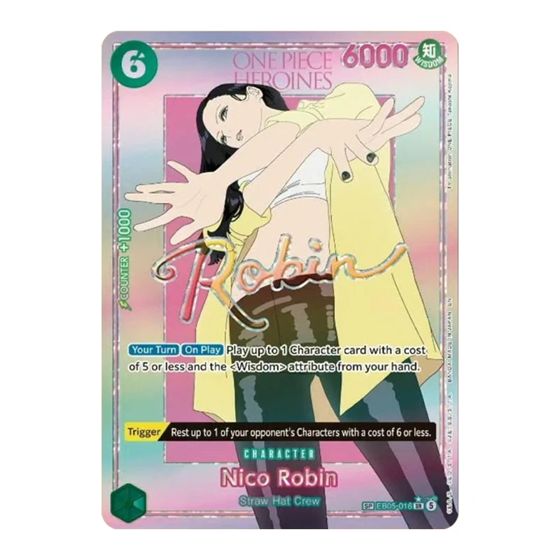 Pne Piece Cards Heroines Edition vol.2 EB05 SP/L Kartenreplik Hochwertige Hobby-Sammlerstück Anime-Spielkarte Holographisch – Detail 4