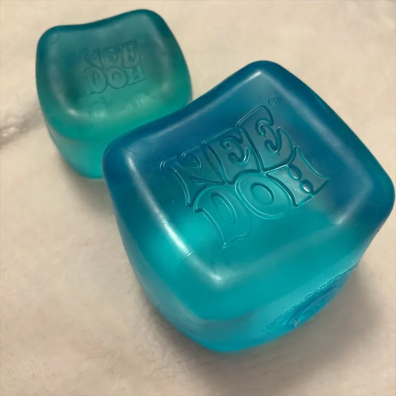 Needoh Cube Drip Fidget Sensory Toy Maltose TPR Mello Mallo Snow Ball Press Doh Change Color Relief Anxiety Focus Calm Down Gift