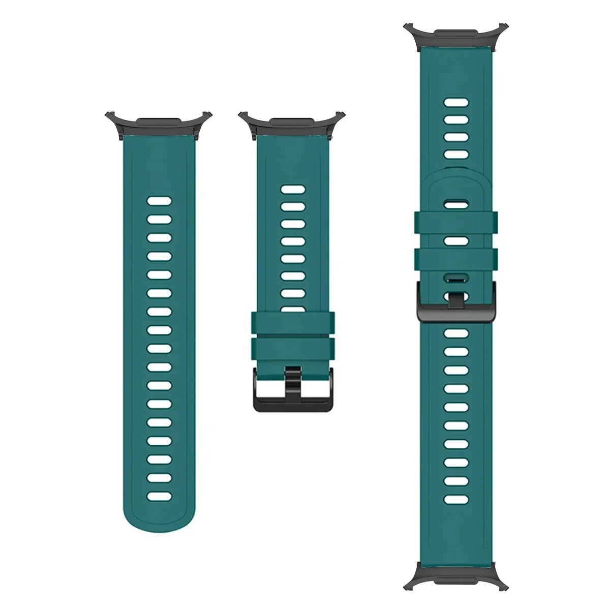 Мягкий силиконовый ремешок для Samsung Galaxy Watch Ultra 47 мм, спортивный дышащий браслет Galaxy Watch Ultra 47 мм, аксессуары для ремня