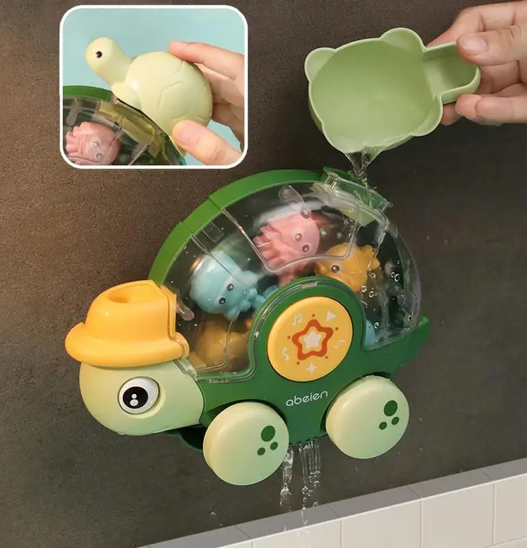 Jouet de bain pour enfants, jouets de baignoire, tortue, jouet de natation, jouet mentaires oriel coule, tout-petit, bébés