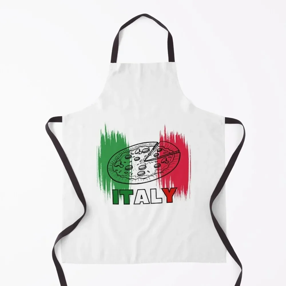 

Italy - Delicious Pizza Apron Chef jacket men Kitchen And Home Items Cute Kitchen Accessories Apron