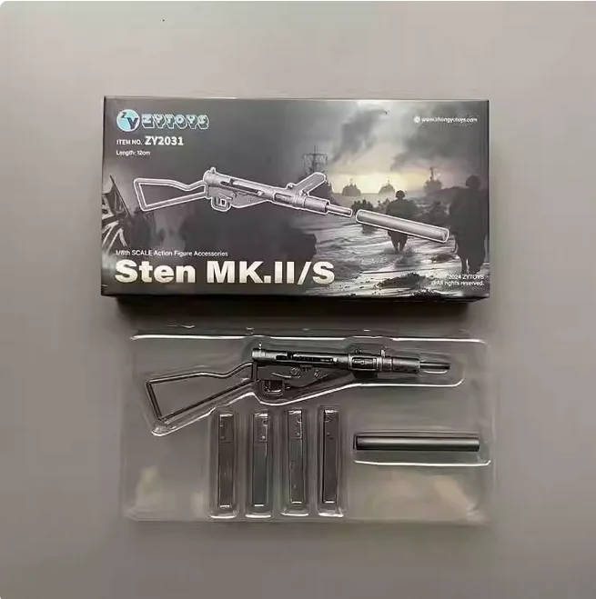 Zyoys-نموذج بندقية رشاش بلاستيك ، ، wii ، مقياس 12 "، ZY2031 ، جندي