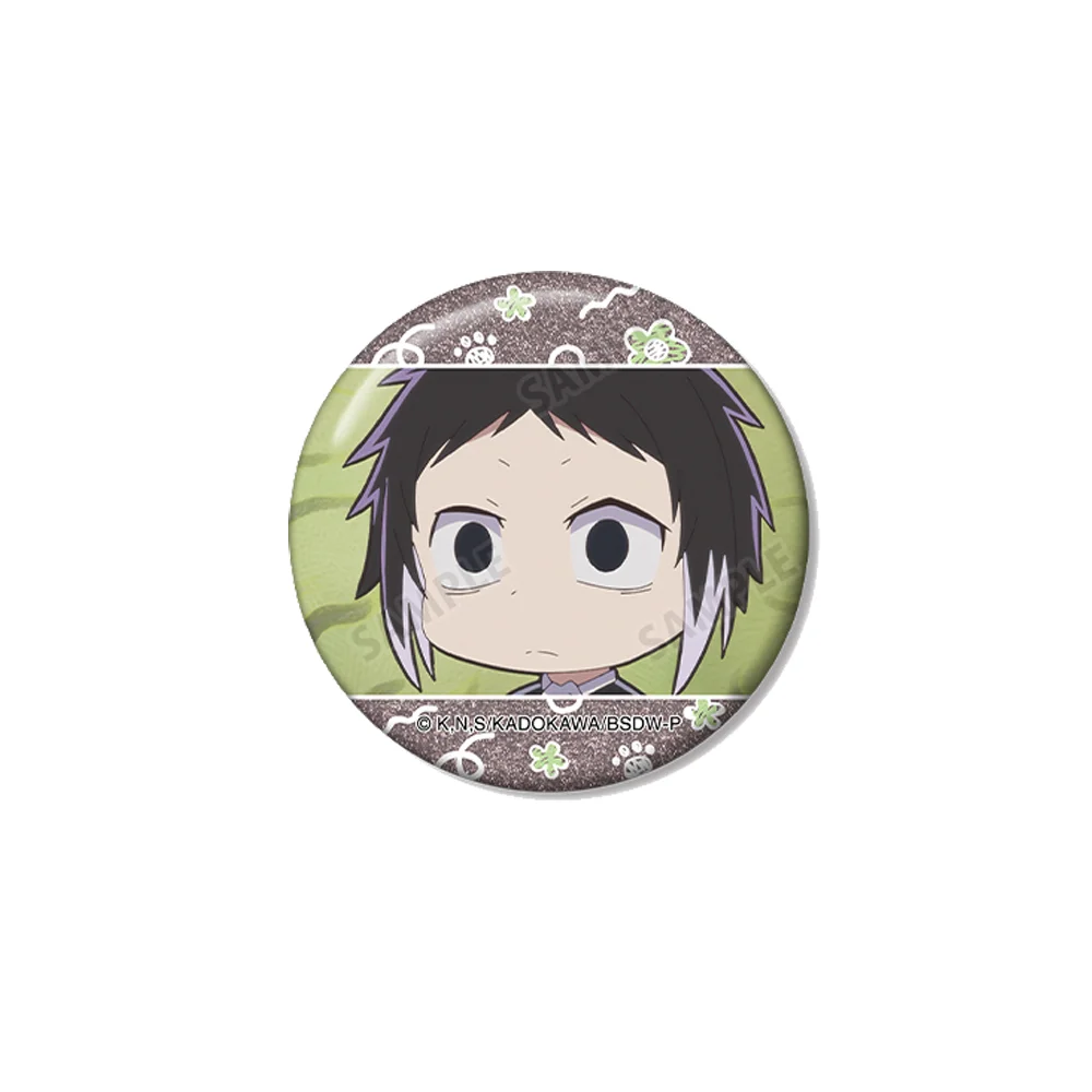 Anime Bungo Stray Dogs Dazai Osamu Nakahara Chuuya Badge 58MM Acrylic Stand Keychain Backpack Decoration Charm Decoration Gifts