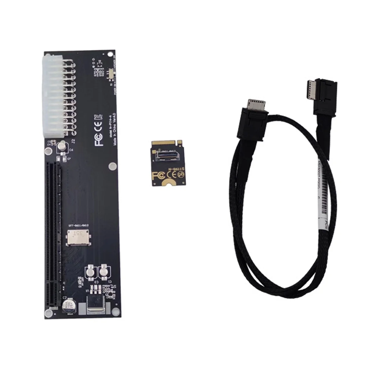 

PCI-E 3.0 M-Key M.2 to Oculink SFF-8612 SFF-8611 Host Adapter for WIN Max2 External Graphics Card SSD