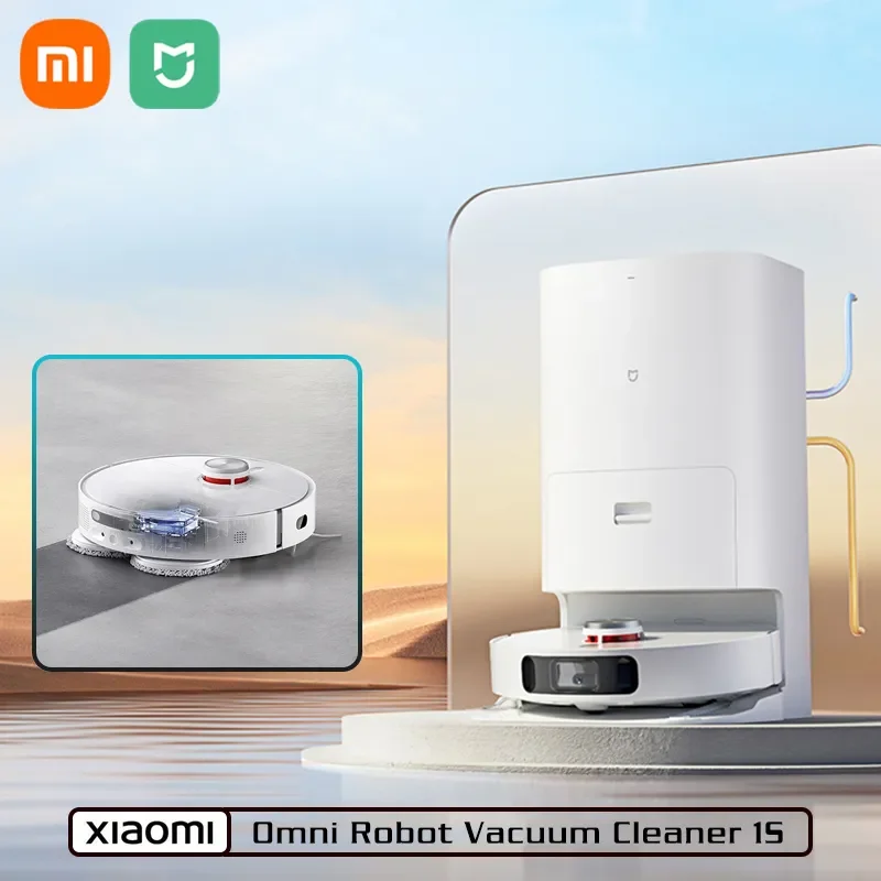 XIAOMI MIJIA Omni Robot Vacuum Cleaners Mop 1S Smart Home Cleaning Tools Dirt Disposal Dust Collection Self Cleaning Empty Dock