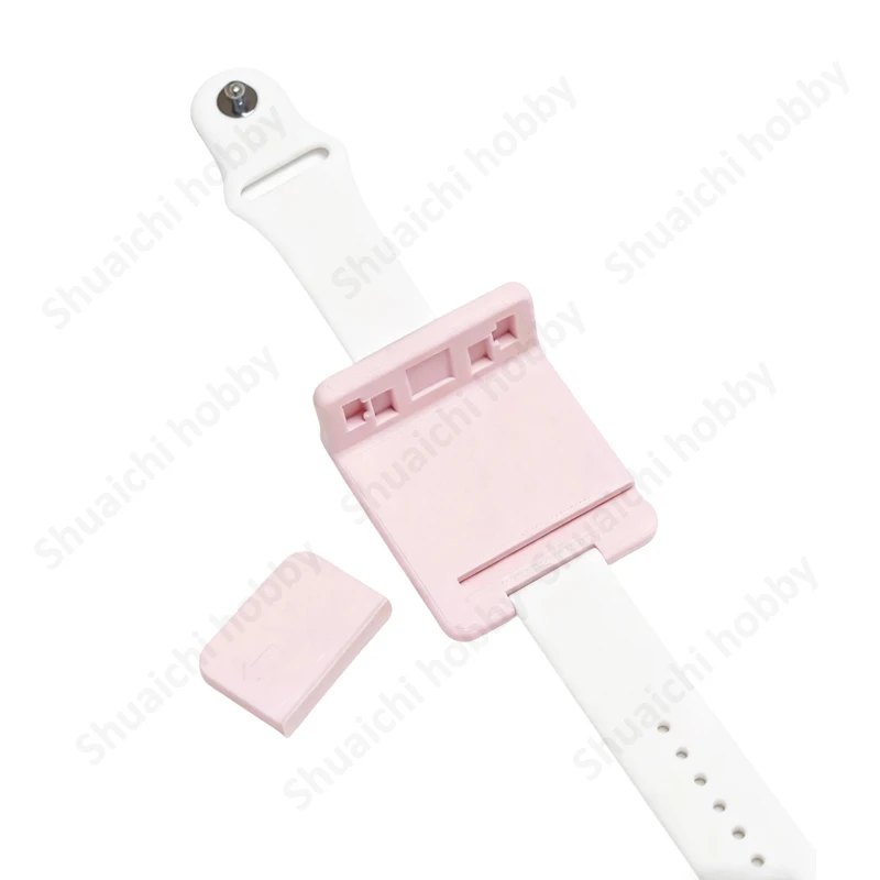 1 peça pulseira de silicone com alça estendida para câmera de ação com base de suporte fixo impressa em 3D acessórios modificados para DJI OSMO NANO