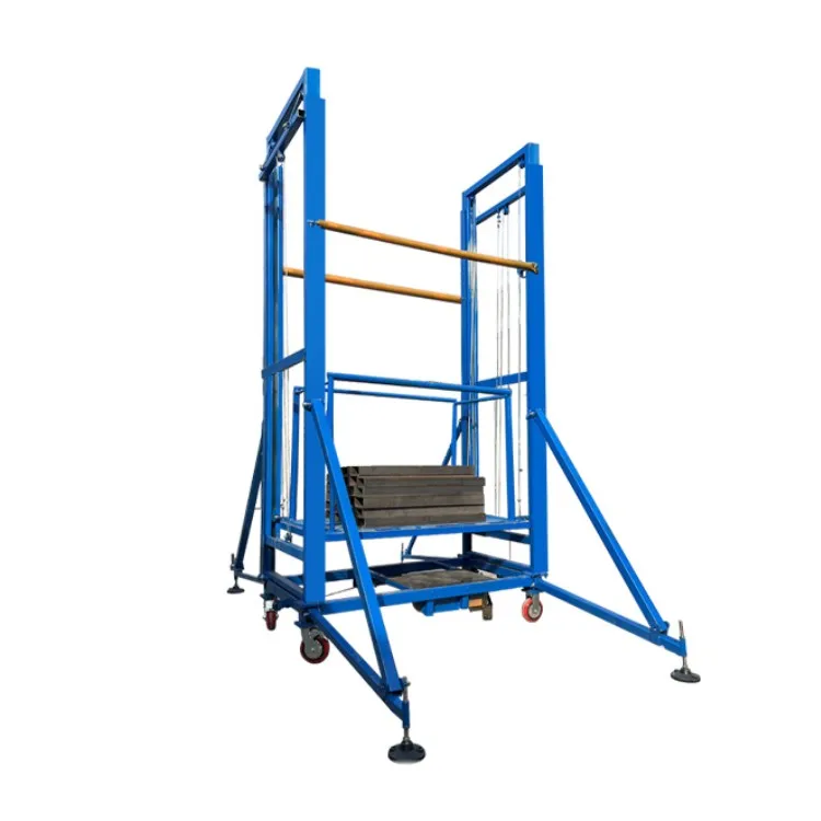 Andaime de construção plataforma de trabalho móvel andaime de aço de elevação elétrica