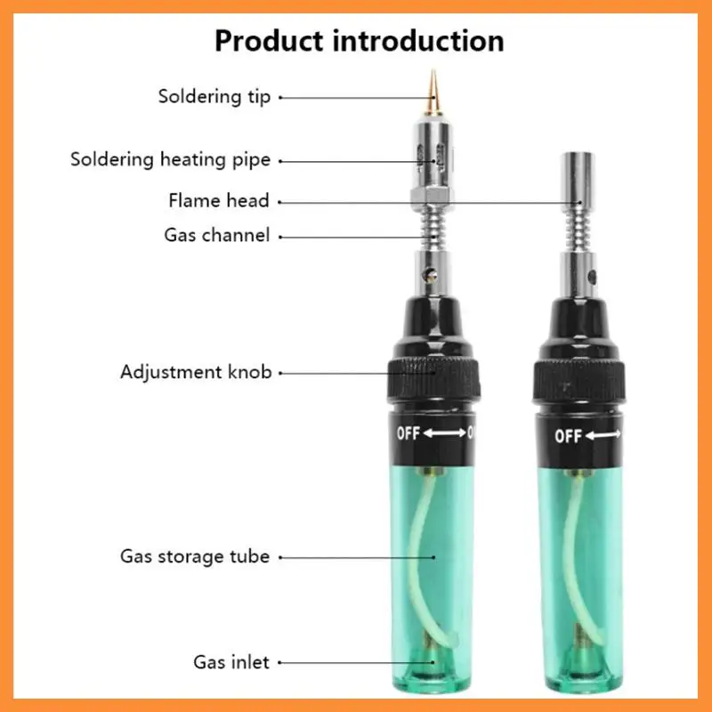 1300 Celsius Butane 4 In 1 Portable Soldering Iron Set Welding Pen Burner Blow Torch Gas Soldering Iron Cordless Butane Tip Tool