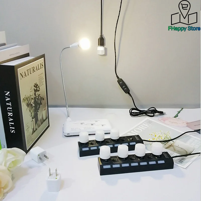 Super Bright USB Mini Book Light Reading Lamp Mini Portable USB LED Night Light Sleepping Lamp for PC Laptop Notebook