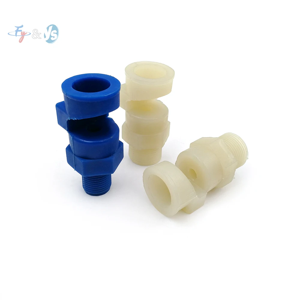 1/8'' 1/4'' 1/2'' 3/4''  Thread PU Polypropylene K Flat Fan Spray Nozzle Flood Jet Water Curtain Industrial Sprayer Accessories