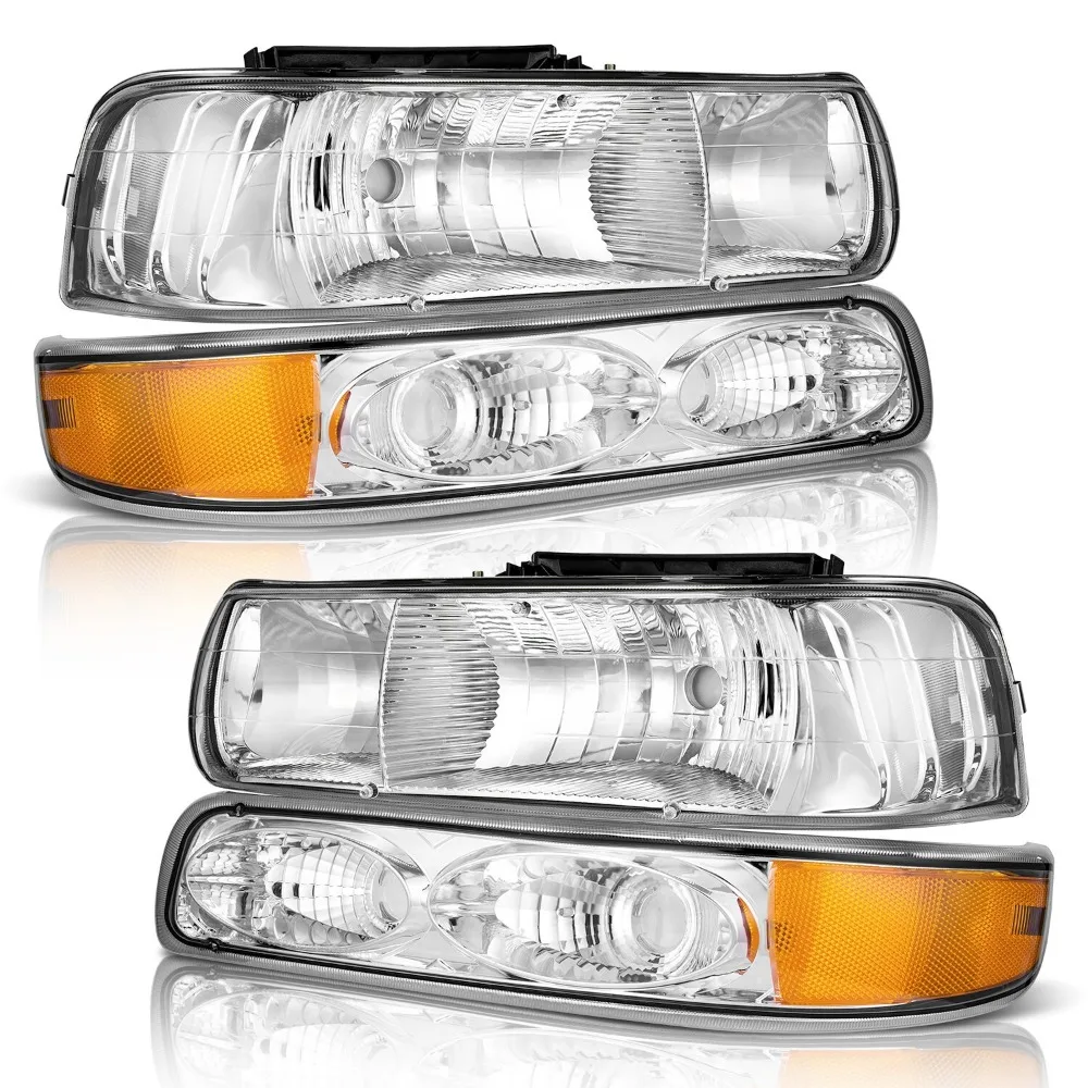 

Комплект фар (левая и правая) для Chevrolet Silverado 1999-2002 / Tahoe Suburban 2000-2006