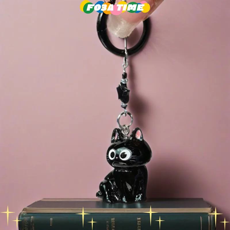 Черный-кот-большой-глазкий-кот-звезда-брелок-кулон-q-милый-мультяшный-подруга-маленькая-подарочная-сумка-аксессуары