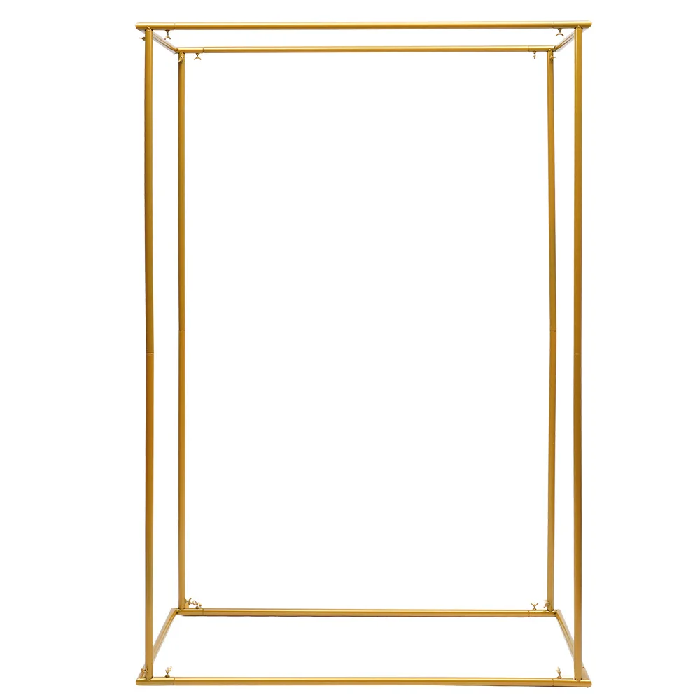 Gold Metal Wedding Welcome Arch Stand Display Stand