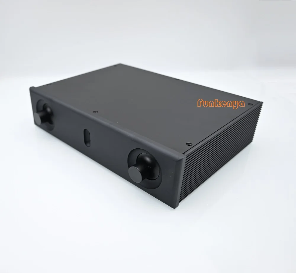 260x62x190mm Dual Channel DAC Decoder Shell Anodized Sandblaste Aluminum Chassis Home Audio Class AB Enclosure Preamp Box DIY