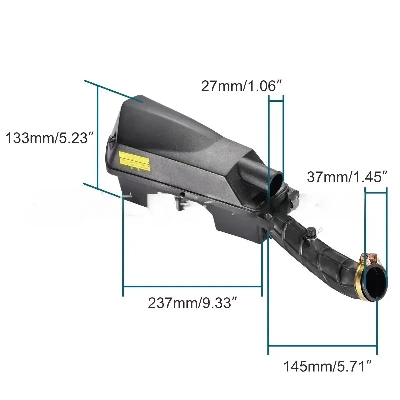 

Pkx For GY60 50CC-80CC Moped Air Filter Box Assembly Scooter Air Filter Replacement Accessories
