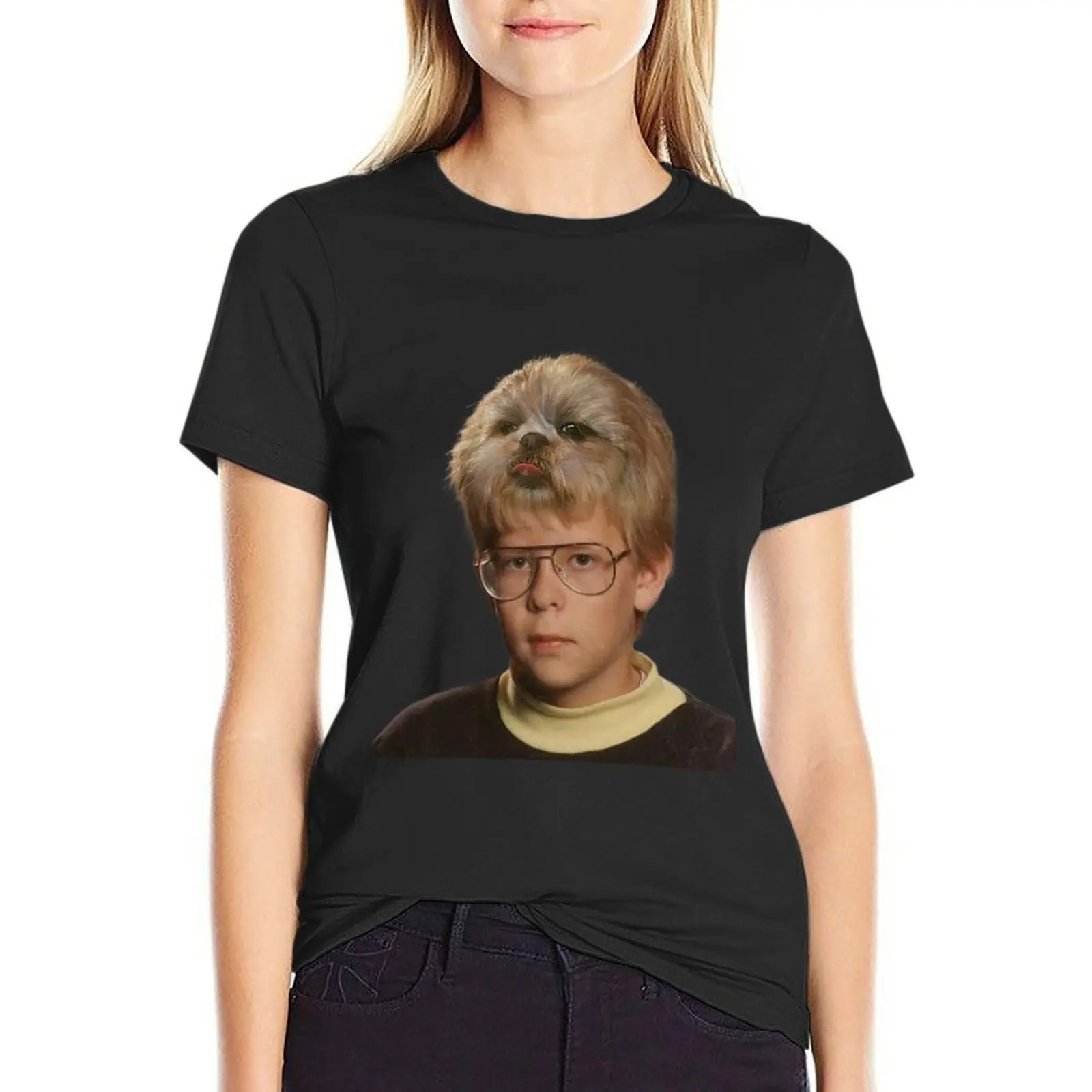 

blonde meme guy T-Shirt customs aesthetic clothes funny Women t-shirts