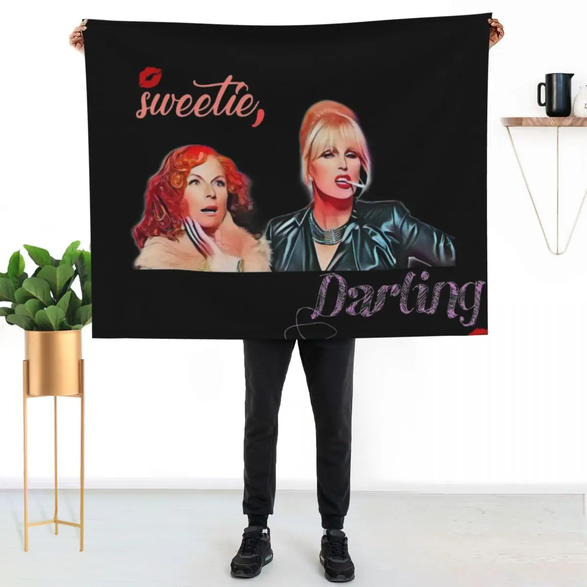 Absolutely Fabulous Darling Throw Blanket Flannel for sofa Weighted Blankets For Sofas Beach Furry Blankets