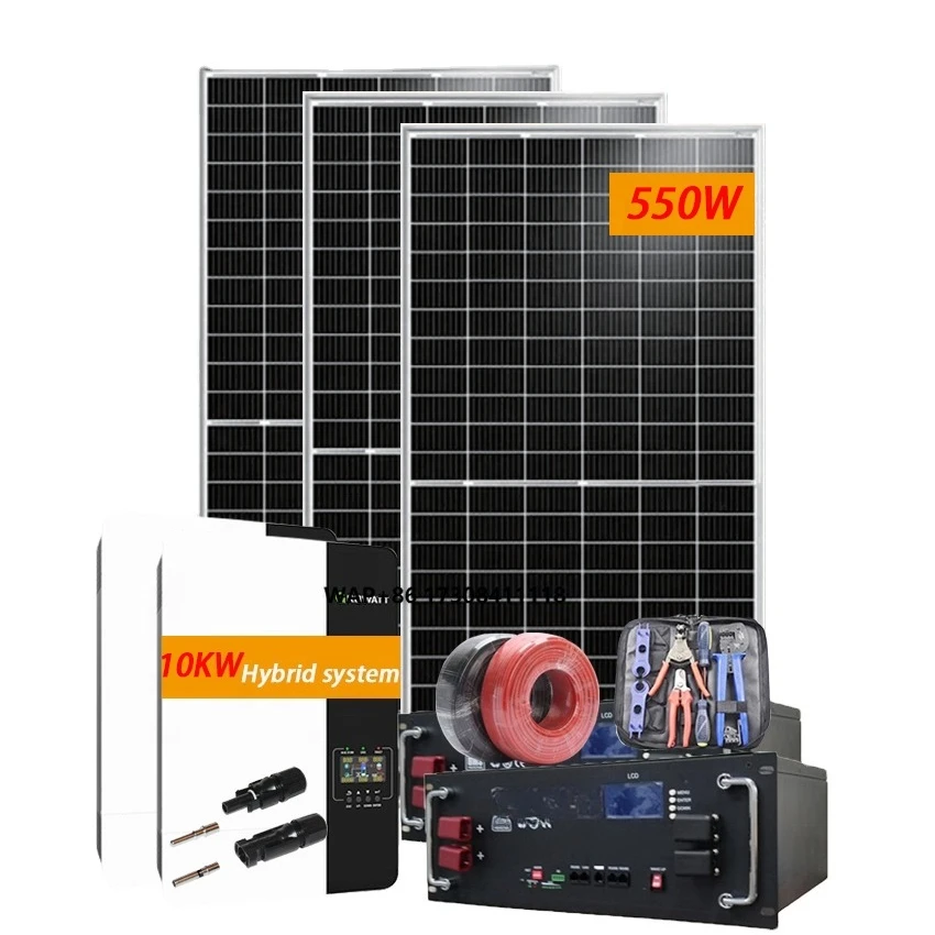 Easy Installation Complete Solar Energy System 8kw 10kw Hybrid Solar System