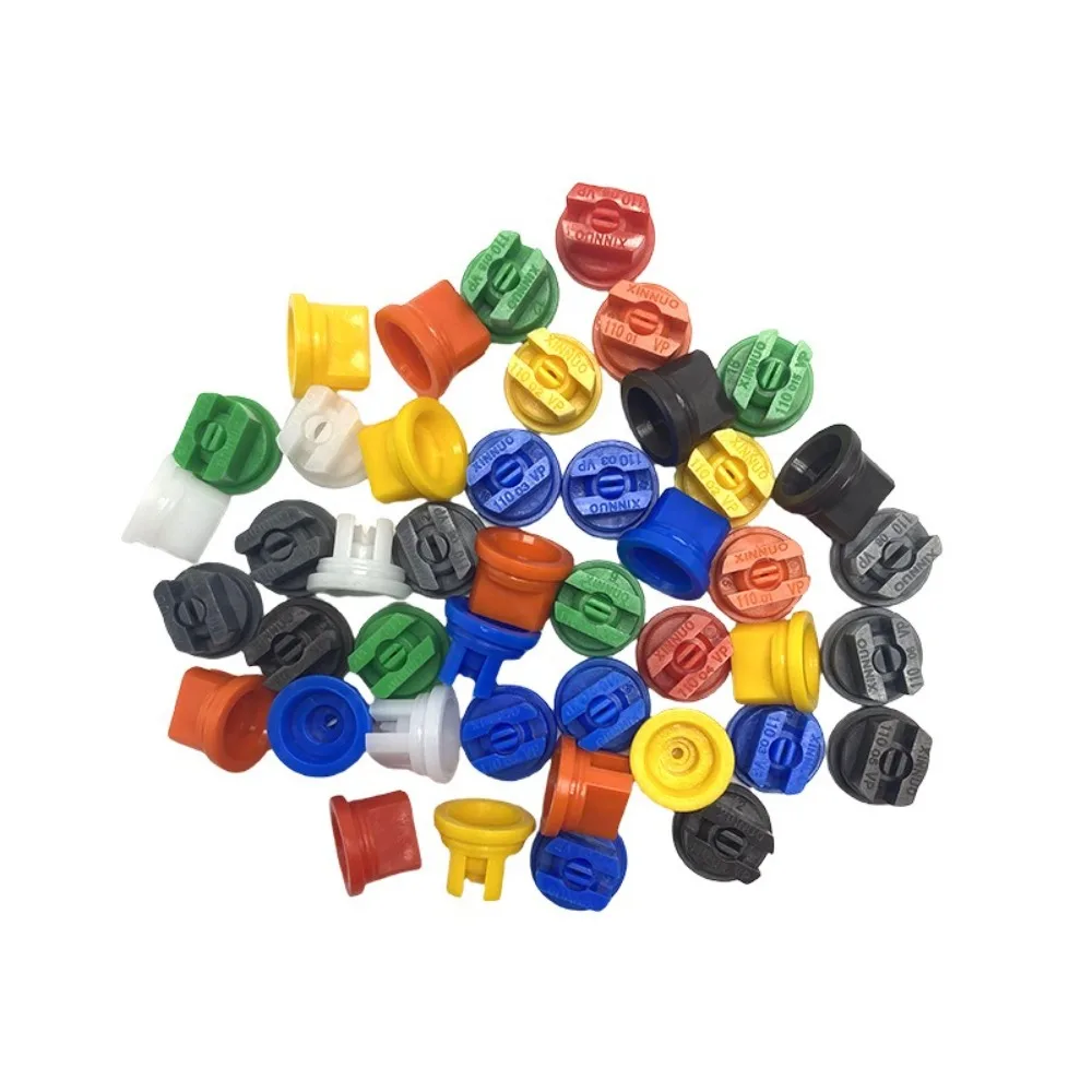 20PCS Agriculture Pesticide Spray Boom Jet Nozzle Tip TP TPU High Pressure Knapsack Sprayer Nozzle Flat Fan Shape Angle110