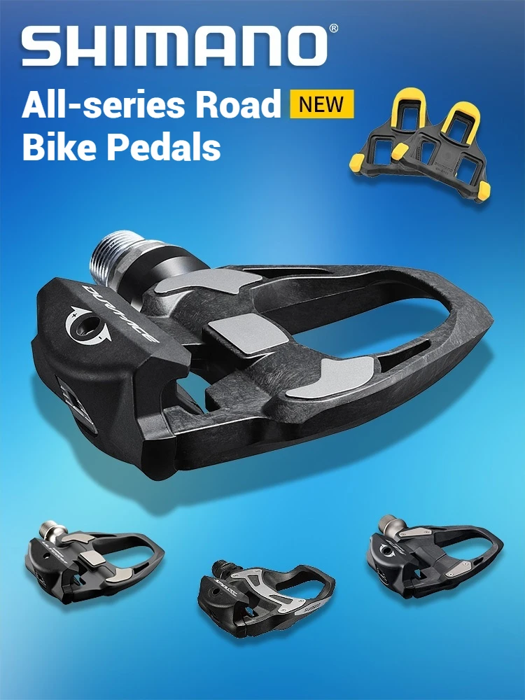 Pedales de bicicleta de carretera SHIMANO RS500 R550 R7000 R8000 R9100 SPD-SL pedales automáticos para bicicleta serie 105