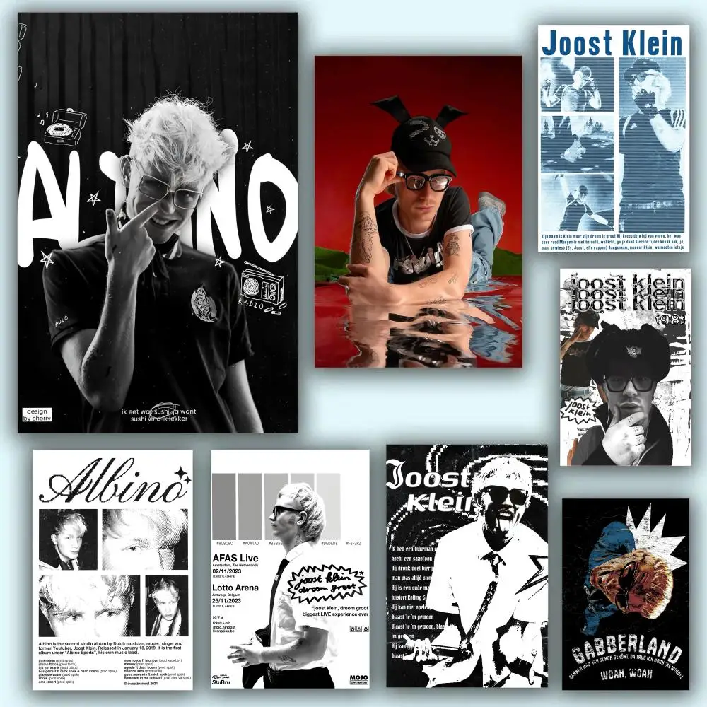 Singer J-Joost K-Klein Poster Aesthetic HD PVC Wall Art - Waterproof Wear Resistant For Home Hotel Bar