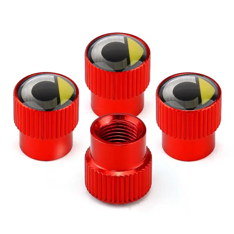 4pcs Car Tire Valve Caps for Smart Fortwo Forfour EQ 453 451 Roadster Coupe Cabrio Accessories Wheel Tyre Stem Decoration