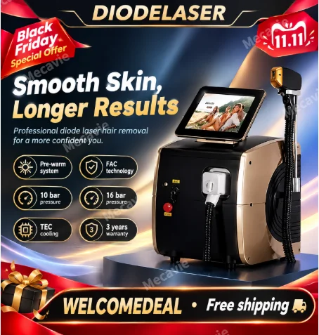 6 Wavelength Diode Laser Hair Remover 755/810/810/830/940/1064nm Ice Point Painless Permanent Depilation For Salon SPA Use 11Sal