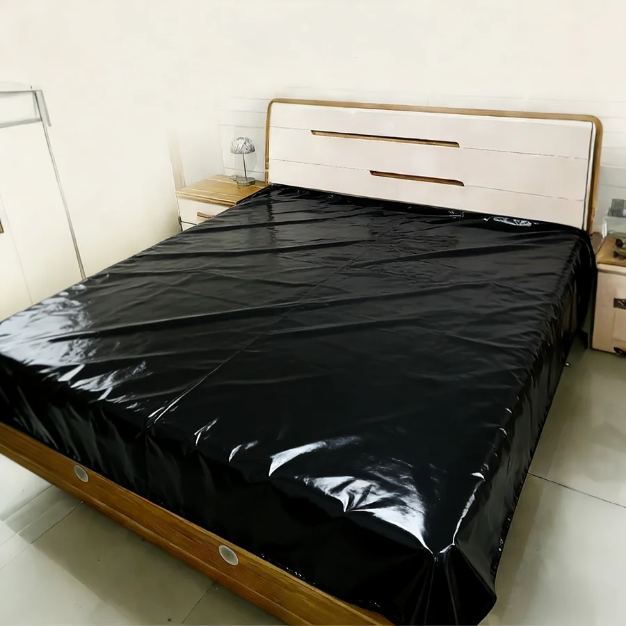Indoor Bed Cover Cloth Waterproof Protective Bed Sheets Household Cover for Mattress Dustproof Moisture-Proof Easy CleanPVC