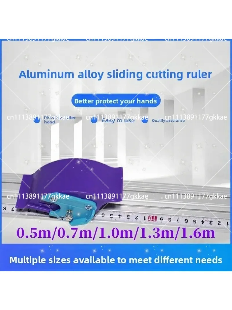 Sliding Cutting Ruler Adhesive Sound Absorbing Board Motor Insulation Paper KT Board Anti-Slip Hand Guard