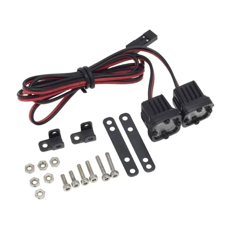 

RC Car Bright LED Lights Headlight Spotlight for 1/10 RC Crawler Axial SCX10 90046 Wraith Capra Redcat Gen8 VS4-10