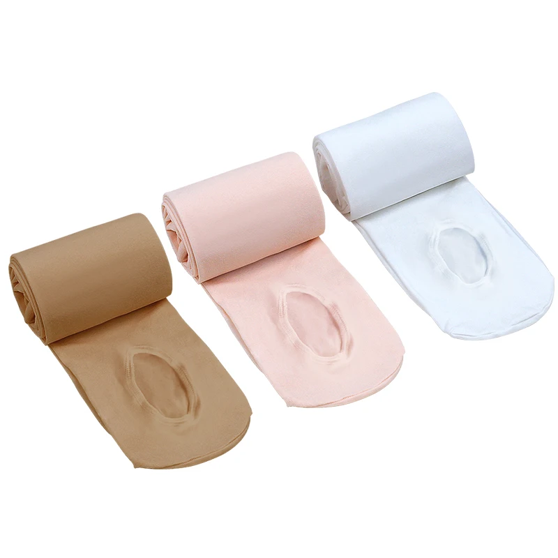 Hurtownia rajstop baletowych 60D rajstopy kabrioletowe pończochy baletowe damskie legginsy baletowe rajstopy taneczne rajstopy bezszwowe z dziurą (1 Pair Ballet Pink / M 6-8 Years) — Zdjęcie 2 z 2