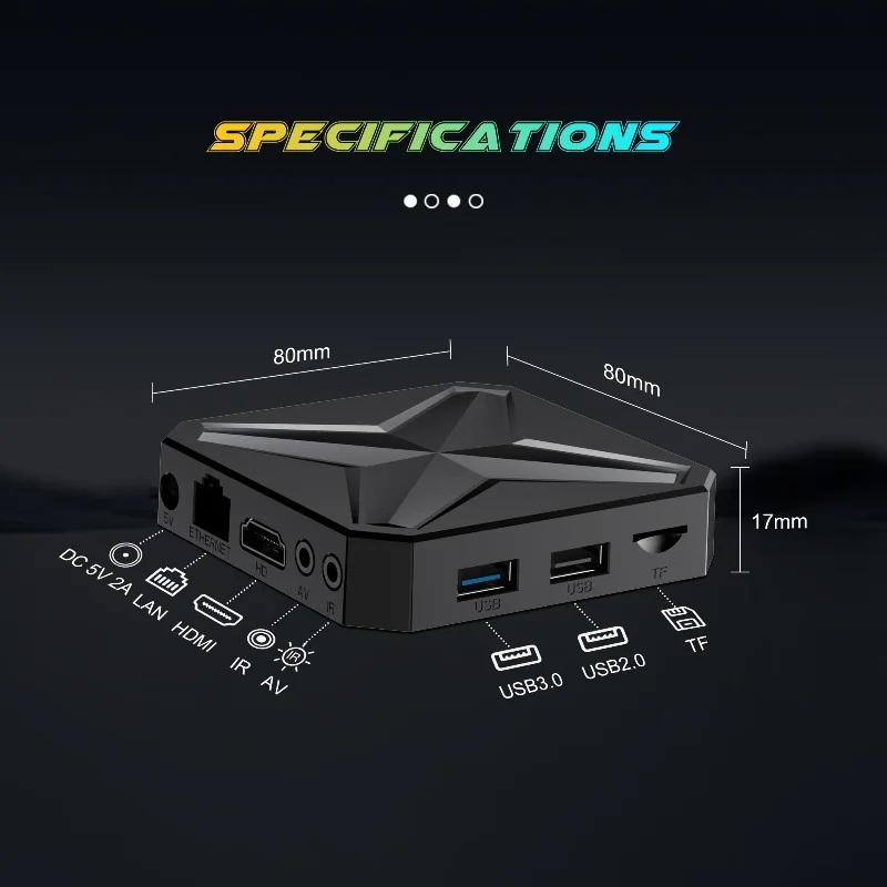 2026 Q1MINI+ Smart TV Box Android14 WiFi 6 Dual UI Interface RK3518 2GB 16GB Voice Assistant HD 8K Media Player Set Top Box view 6