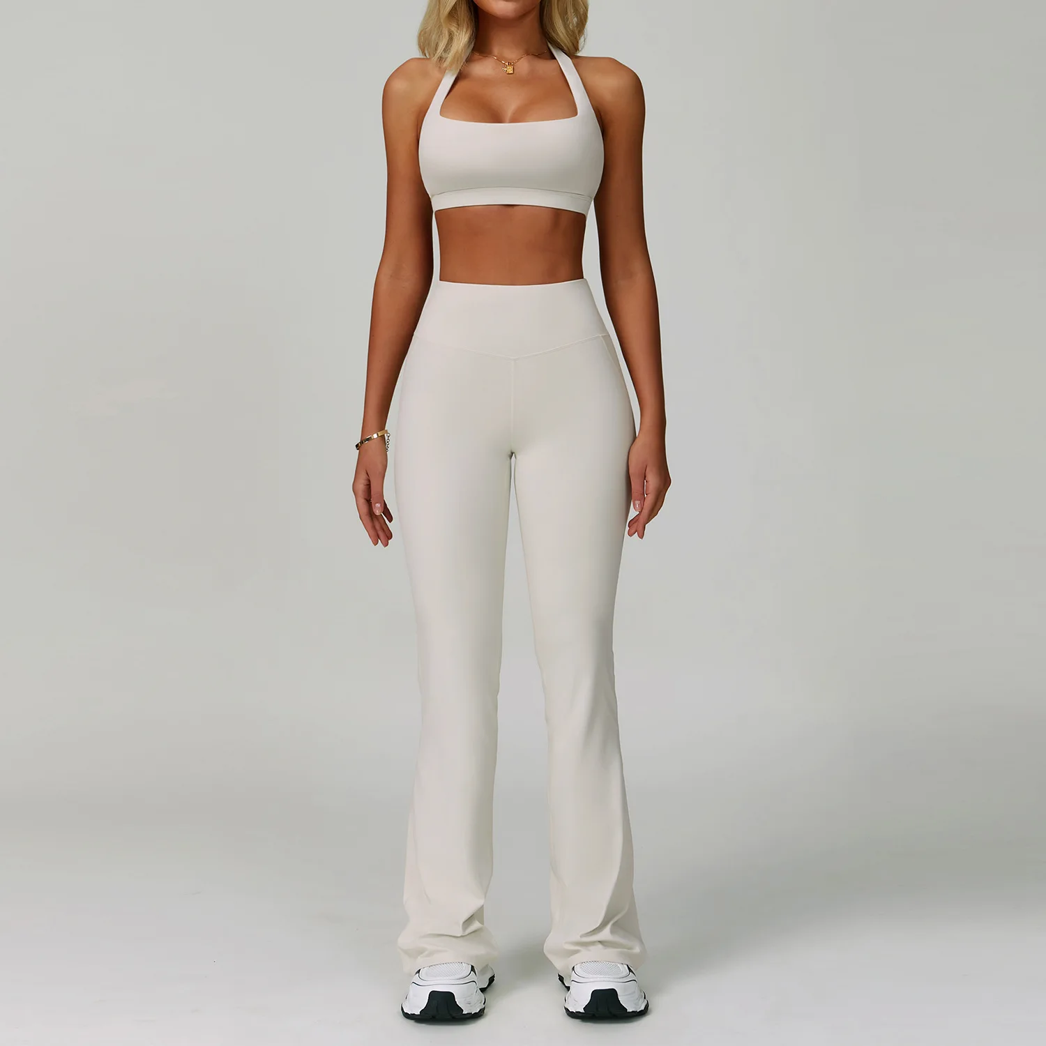 Women Tracksuit Yoga Set 2 Piece Gym Clothes Seamless Sportswear Workout Clothes Athletic Wear Legging Fitness Bra Sports Suits