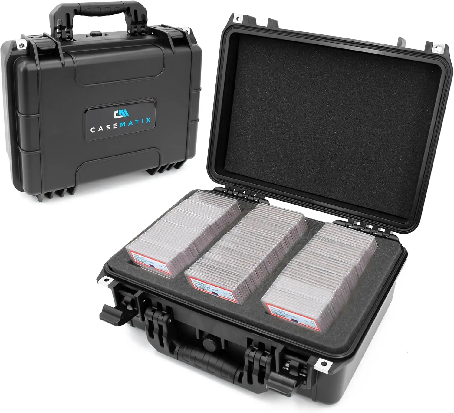 

Водонепроницаемый бокс для хранения коллекционных карт (100 шт.) PSA, BGS, CSG - защитный кейс IPX7 с разделителями