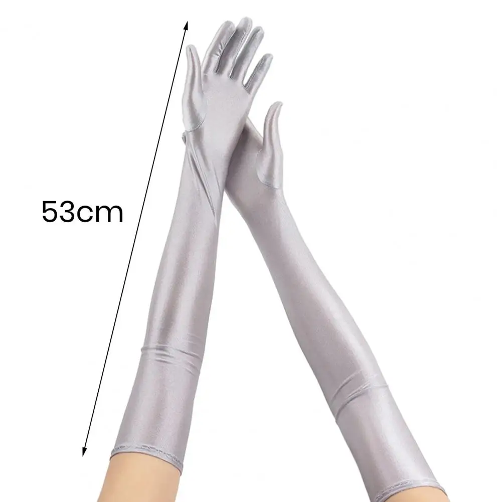 Gants de mariage élégants pour les patients, longueur du coude, gants de fête de mariage pour la mariée, spectacle sur scène, performance, accessoires de cosplay doux