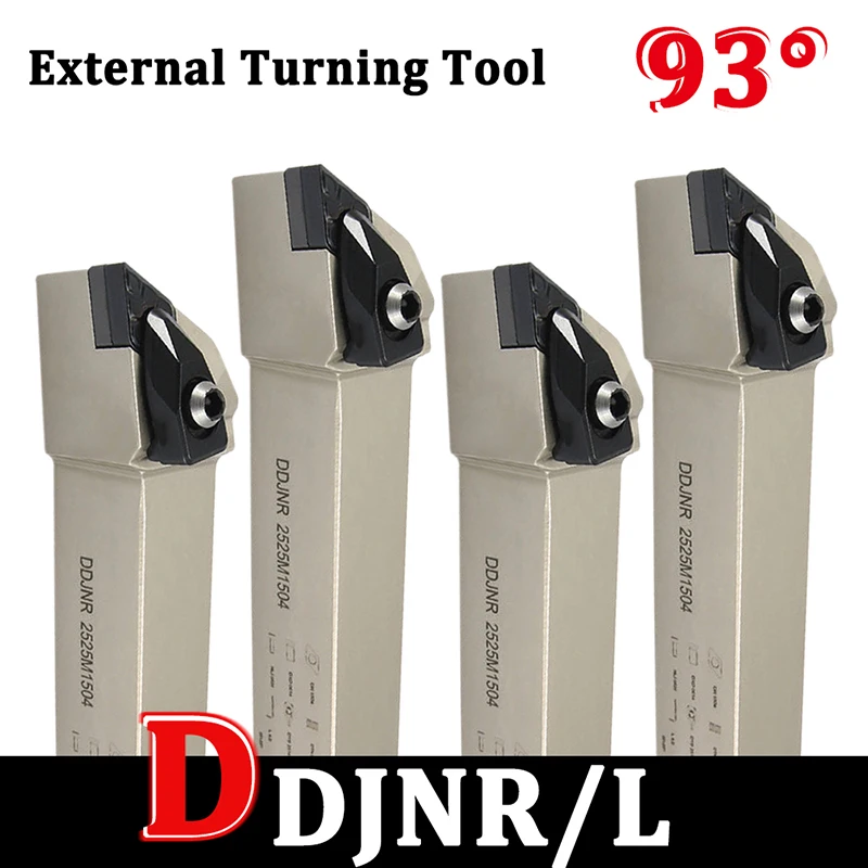 1PCS DDJNR2020K1504 DDJNR2020K1506 DDJNR2525M1504 Lathe CNC Cutting Tool External Turning Holder For DNMG Carbide Insert