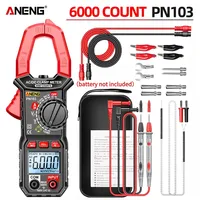 ANENG AC/DC Voltage Tester Hz Capacitance NCV 6000 Counts Digital Clamp Meter Multimeter 600A AC Current Ohm Diode Testers PN103