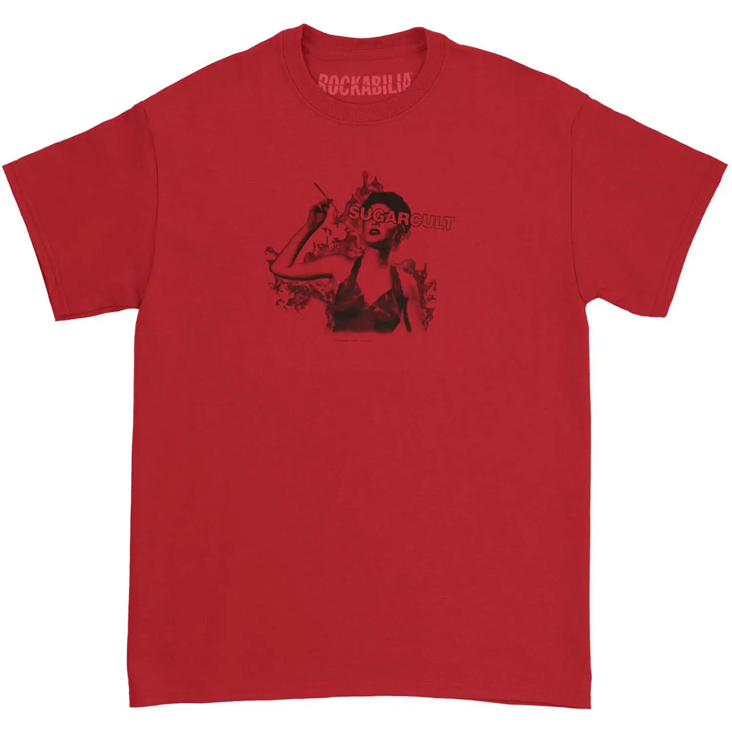 Sugarcult Men'S Flaming T Shirt X Large Red