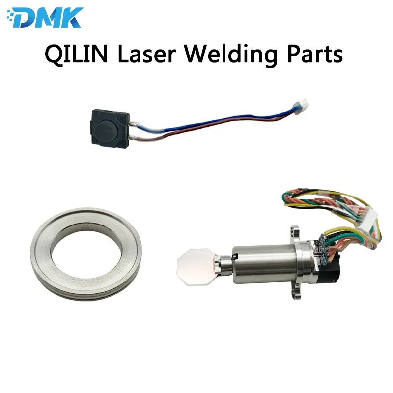 Imagem -05 - Soldagem Qilin com Refletor Duplo Pêndulo Placa Fixa Proteção do Motor Único Anel da Imprensa do Espelho Dispositivo Elétrico do Interruptor Peças de