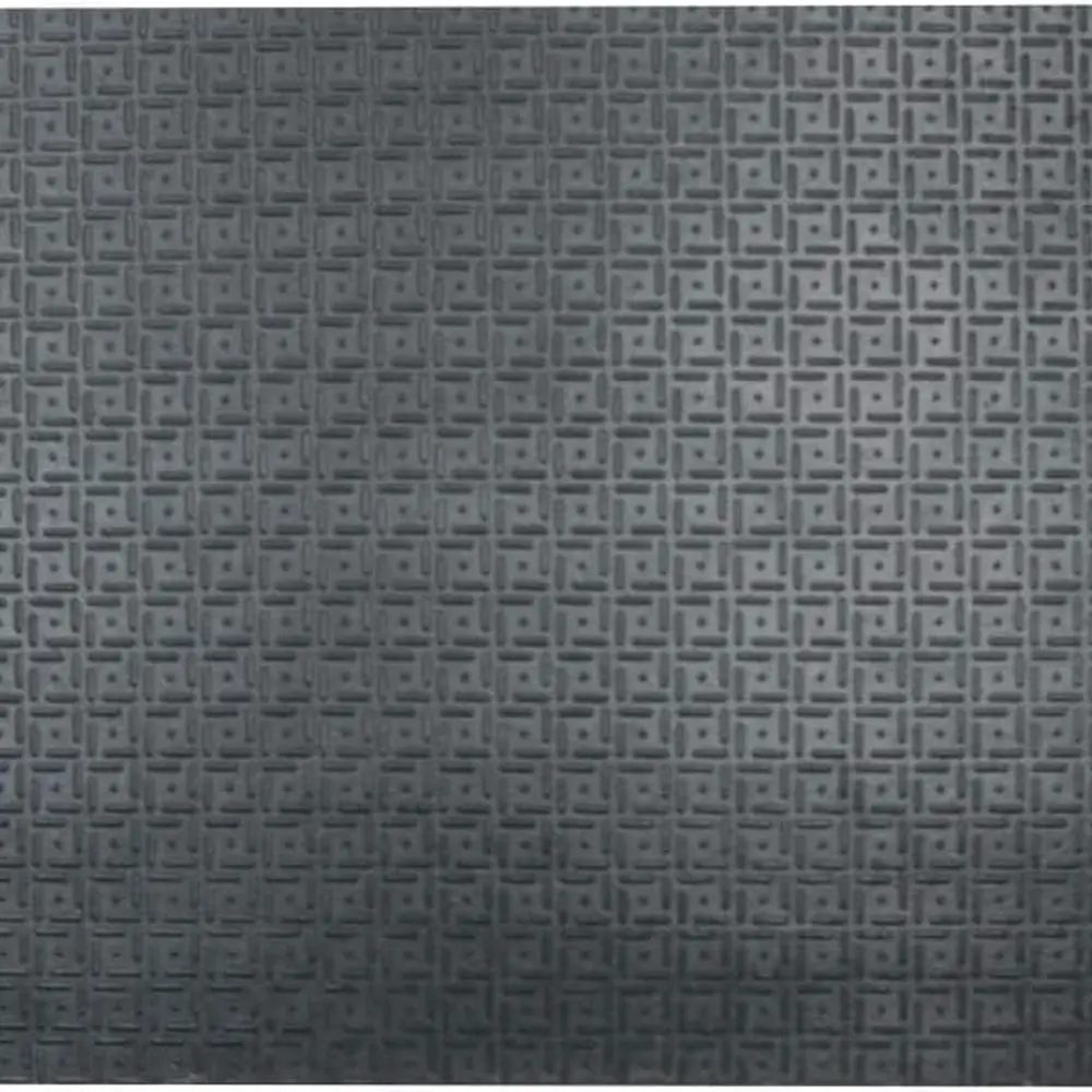 Tapete resistente Tooth II, preto, 1/2 polegada x 4 x 6 pés