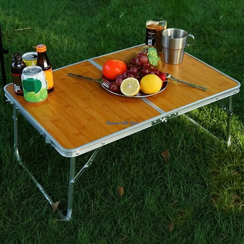 Y51d Plagnics Plagnics Desk Bamboos Table Camping Table Table Outdoor Forderial Table للسفر ، الشواء ، دائمة الشاطئ #5