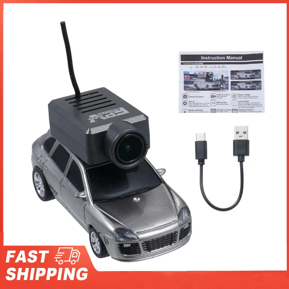 

Remote Control Car with 720P HD WiFi Camera, Gyro, Ambient Lights, and VR Mode, Mini APP Controlled Toy for Boys Girls