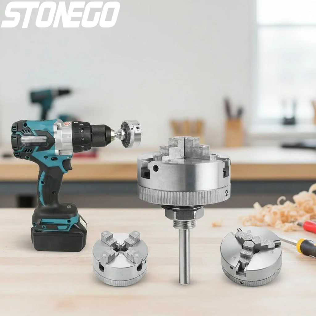 ヘビーデューティーセルフセンタリングドリルチャック-3-ジョーエレクトリック旋盤ツール-m12-x-1mm-リンケージ精密穴あけ用