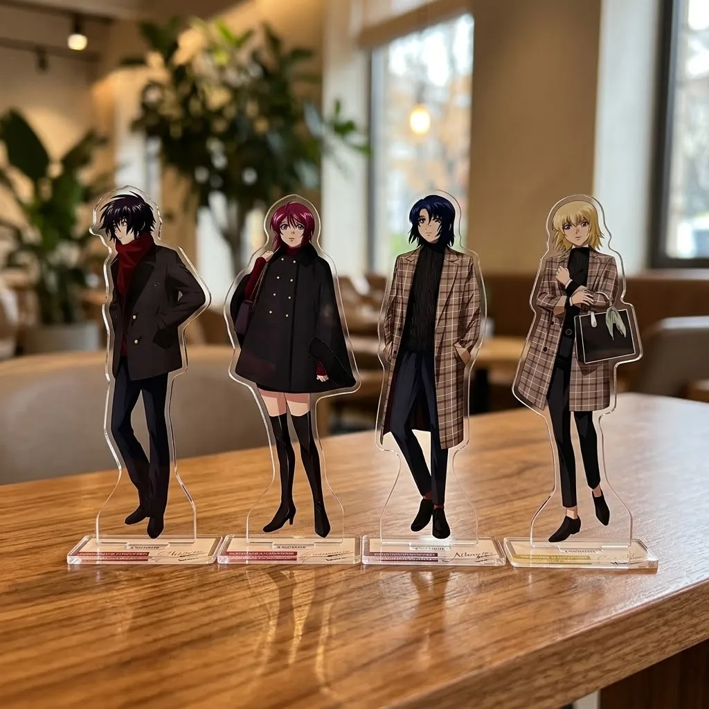 Mobile Suit Gundam SEED Freedom Shinn Asuka Acrylic Standee Double Sided Anime Figure Desktop Decor Collectible Giftkeychain