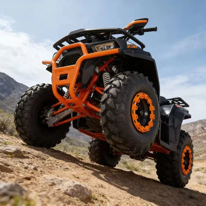 180cc 4-Stroke Gas Quad Bike 1000W 4x4 Drive 55km/h Chain Drive Adult Off-Road dune Buggy Go Karts for Adults