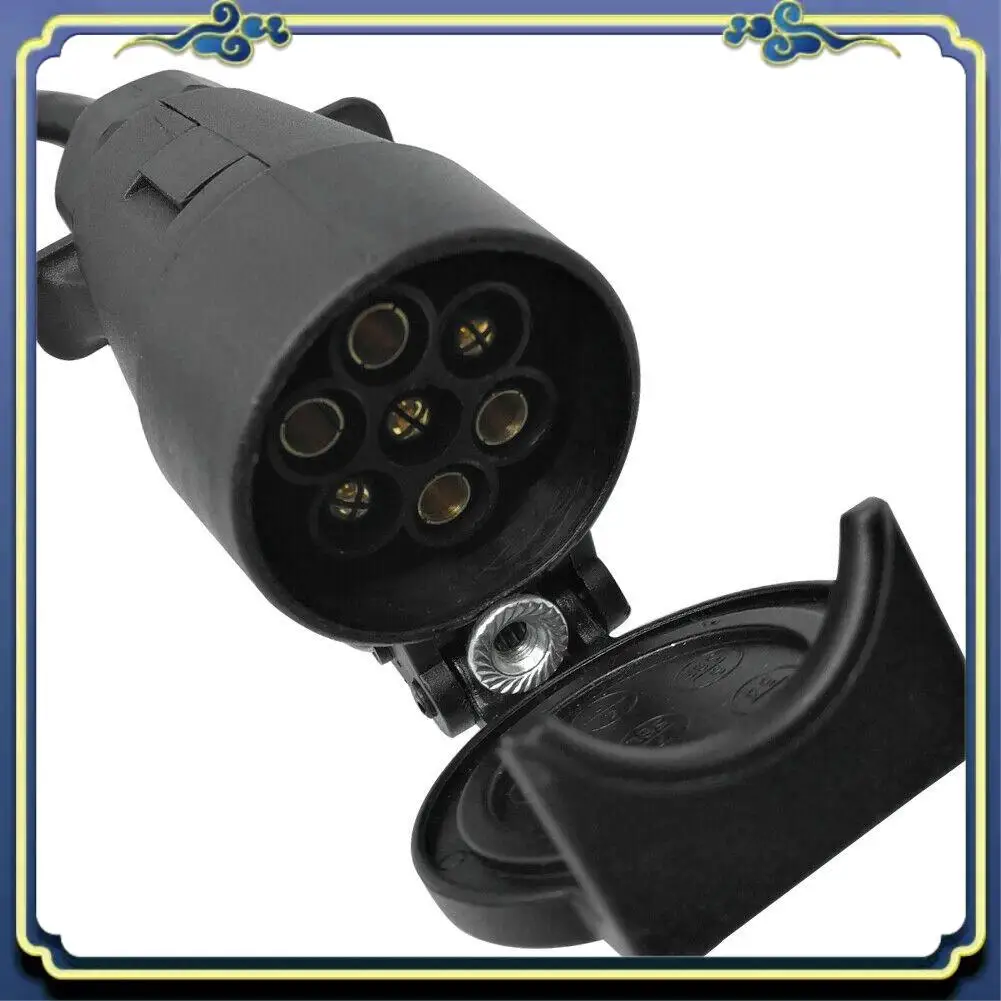 

AU16-US To Europe Trailer Light Converter 4 Way Flat Socket (American Vehicle) To 7 Way Round Socket (European Trailer)