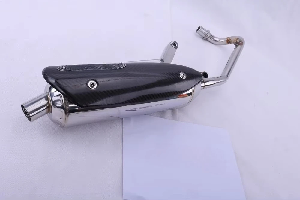 High Performance Motorcycle Accessories Stainless Steel Motorcycle Exhaust Muffler Pipe for  Vespa 150 Vespa 300