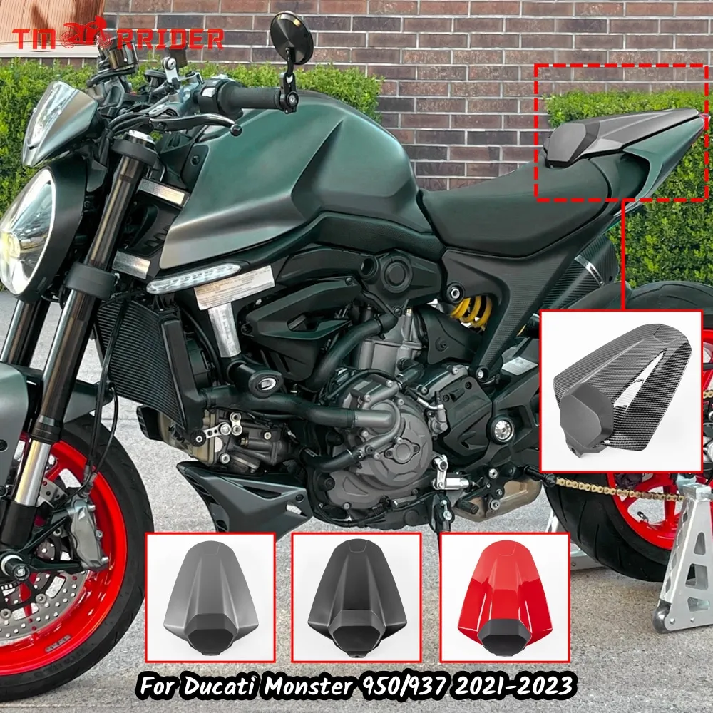 

Motorcycle Accessories Passenger Pillion Seat Cowl Fairing For Ducati Monster 950 937 2021 2022 2023 ABS Rear Solo Seat Cover