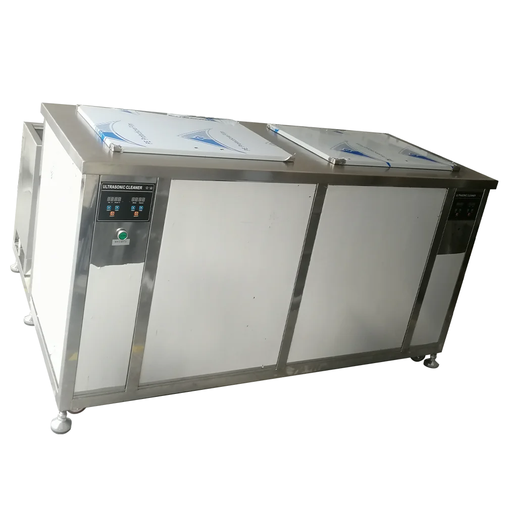 45L 600W Dual Tank Ultrasonic Cleaner Equipped With Circulation Filtration & Drying System Industrial Parts Degreasing Washer